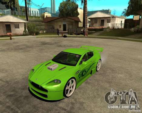 Aston Martin Vantage V8 - Green SHARK TUNING! para GTA San Andreas