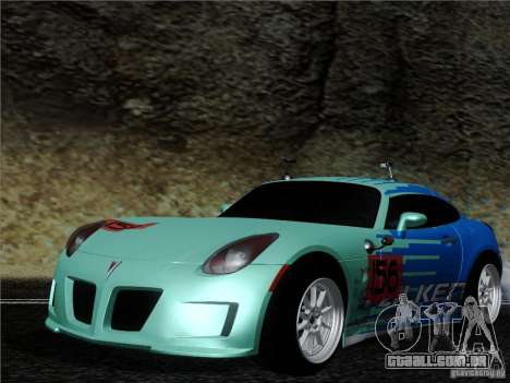 Pontiac Solstice Falken Tire para GTA San Andreas