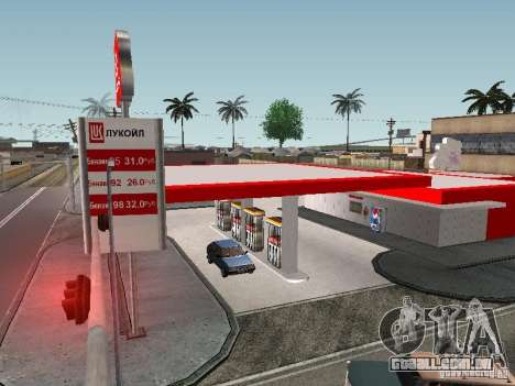 Posto de gasolina Lukoil para GTA San Andreas