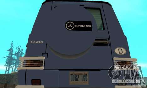 Mercedes-Benz G500 1999 Short [with kangoo v2] para GTA San Andreas