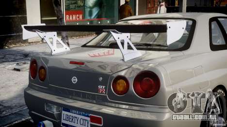 Nissan Skyline R34 Nismo para GTA 4