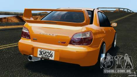 Subaru Impreza WRX STI 2005 para GTA 4