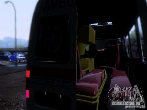 Ambulância de gazela 2705 para GTA San Andreas