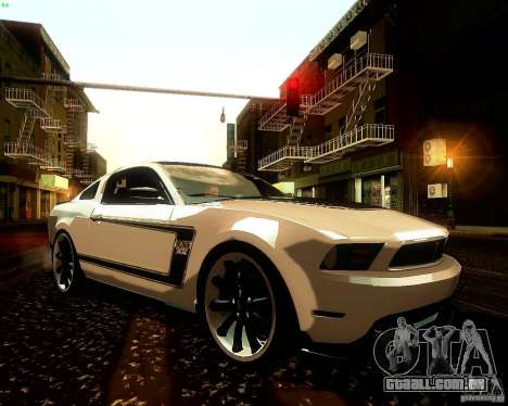 Ford Mustang Boss 302 2011 para GTA San Andreas
