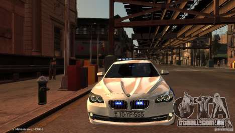 BMW 550i Azeri Police YPX para GTA 4