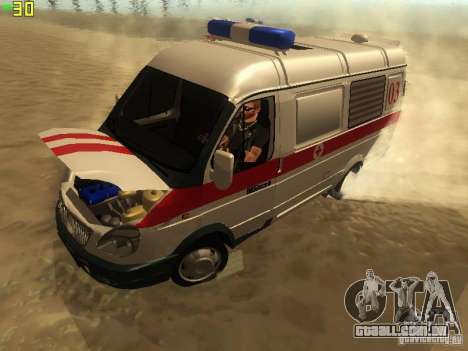 Ambulância de gazela 32214 para GTA San Andreas