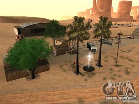 Novas instalações para o aeroporto no deserto para GTA San Andreas