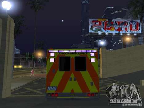 London Ambulance para GTA San Andreas