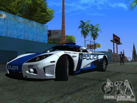 Koenigsegg CCX Police para GTA San Andreas