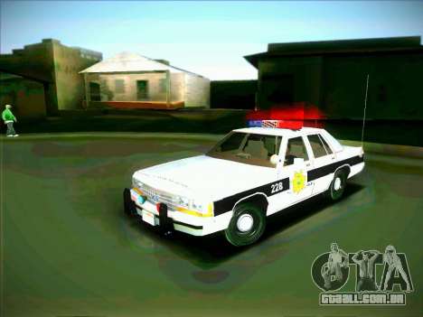 Ford Crown Victoria LTD 1991 HILL-VALLEY Police para GTA San Andreas