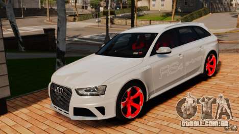 Audi RS4 Avant 2013 para GTA 4