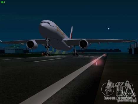 Airbus A330-200 Emirates para GTA San Andreas