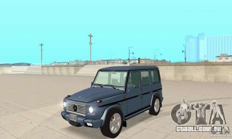 Mercedes-Benz G500 1999 v 1.1 não kengurâtnika para GTA San Andreas