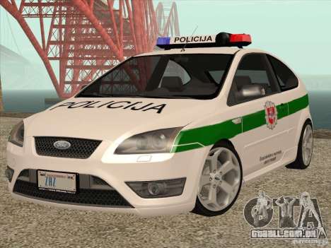 Ford Focus ST Policija para GTA San Andreas