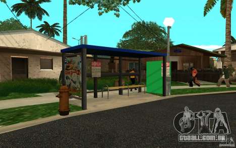 Novo ponto de ônibus para GTA San Andreas