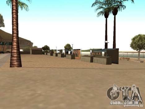 Mercado na praia para GTA San Andreas