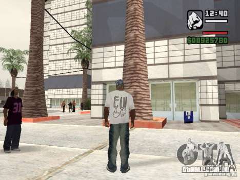 Foda-se t-shirt para GTA San Andreas