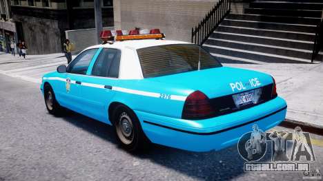 Ford Crown Victoria Classic Blue NYPD Scheme para GTA 4