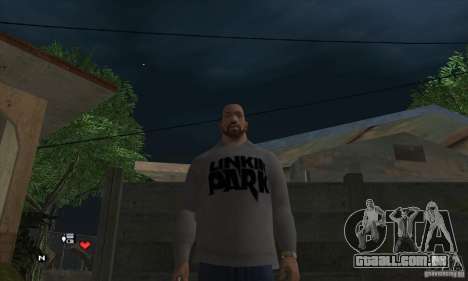 Beta v 0.1 de camisola Linkin Park para GTA San Andreas