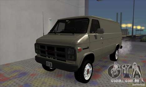 GMC Vandura G-1500 1983 para GTA San Andreas