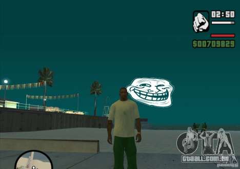 Trollface Moon para GTA San Andreas
