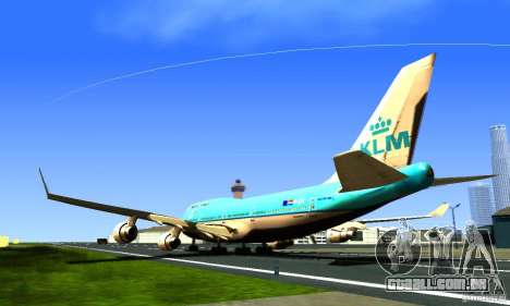 Boeing 747 KLM para GTA San Andreas