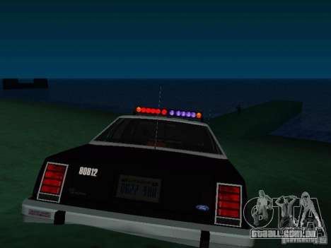 Ford Crown Victoria LTD 1992 SFPD para GTA San Andreas