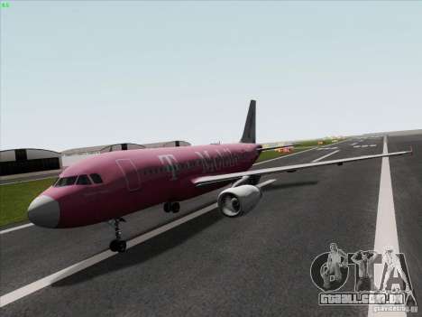 Airbus A319 Spirit of T-Mobile para GTA San Andreas