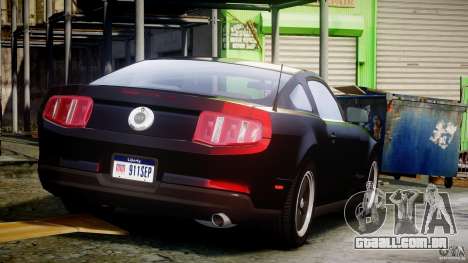 Ford Mustang V6 2010 Chrome v1.0 para GTA 4