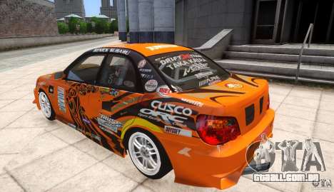 Subaru Impreza WRX STi GDB Team Orange para GTA 4