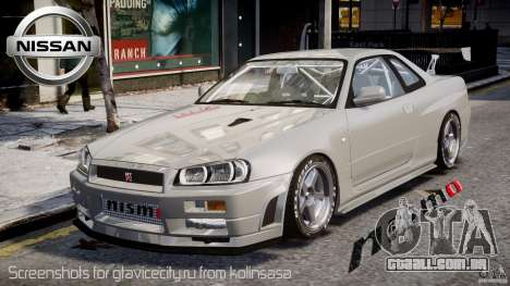 Nissan Skyline R34 Nismo para GTA 4