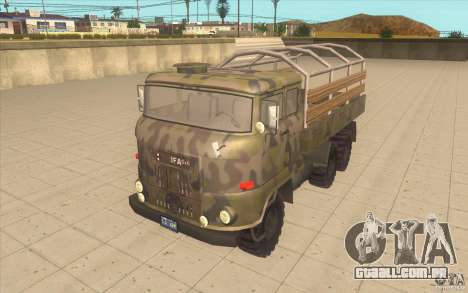 IFA 6x6 Army Truck para GTA San Andreas