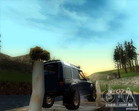 Landrover Discovery 2 Rally Raid para GTA San Andreas
