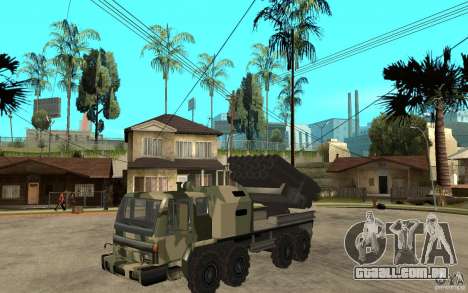 Missile Launcher Truck para GTA San Andreas