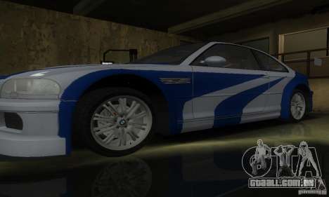 BMW M3 Tuneable para GTA San Andreas