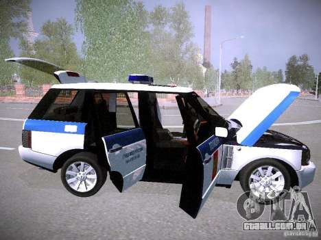 Range Rover Supercharged 2008 polícia departamen para GTA San Andreas