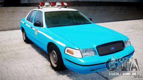 Ford Crown Victoria Classic Blue NYPD Scheme para GTA 4