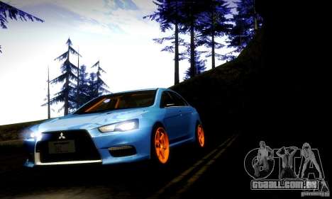 Mitsubishi Lancer Evo X Tuned para GTA San Andreas