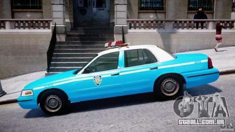 Ford Crown Victoria Classic Blue NYPD Scheme para GTA 4