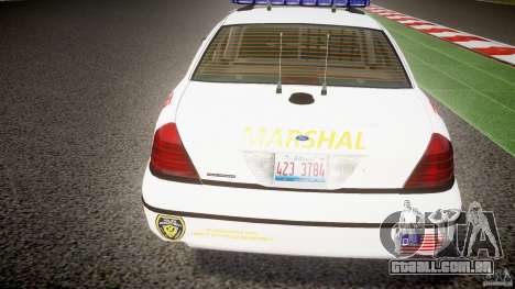 Ford Crown Victoria US Marshal [ELS] para GTA 4
