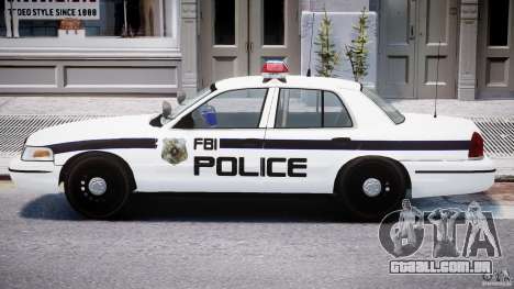 Ford Crown Victoria FBI Police 2003 para GTA 4