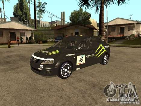 Dacia Logan Rally Dirt para GTA San Andreas