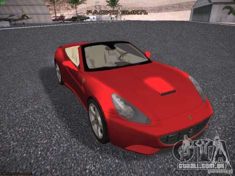 Ferrari California para GTA San Andreas