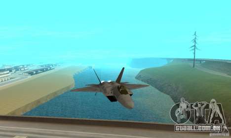 F-22 Grey para GTA San Andreas