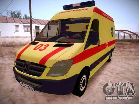 Mercedes Benz Sprinter Ambulance para GTA San Andreas