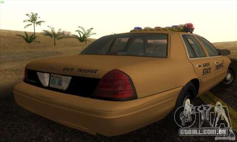 Ford Crown Victoria Kansas Police para GTA San Andreas