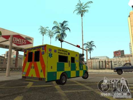 London Ambulance para GTA San Andreas