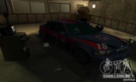 BMW M3 E46 TUNEABLE para GTA San Andreas