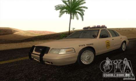 Ford Crown Victoria Iowa Police para GTA San Andreas