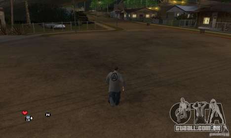 Beta v 0.1 de camisola Linkin Park para GTA San Andreas